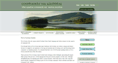 Desktop Screenshot of gaelic.ca